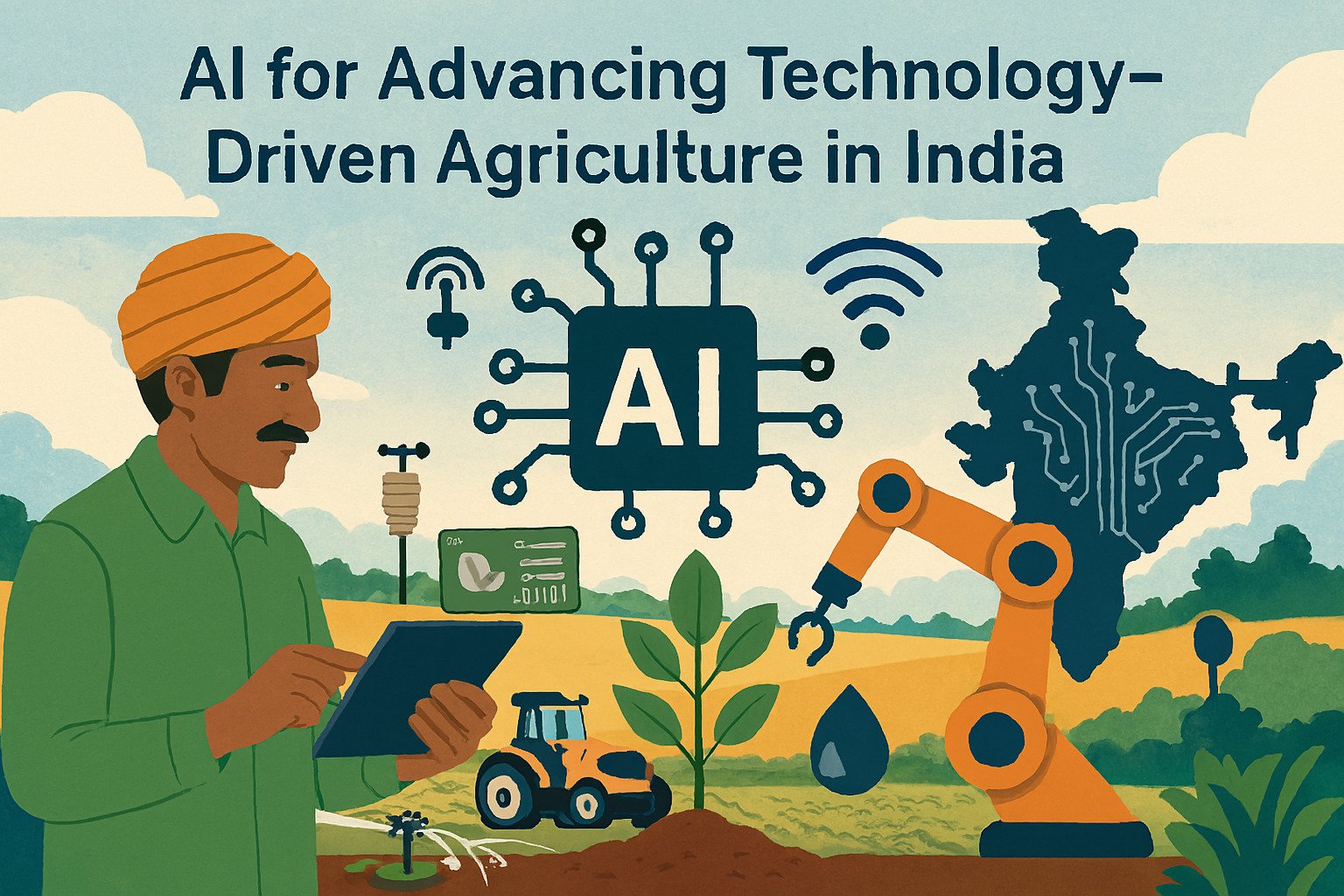 AI for Advancing Technology-Driven Agriculture in India